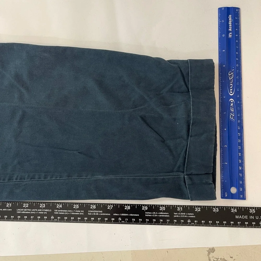 Vintage Polo Ralph Lauren Pants Mens 33x33* Blue Pleated Chino Preppy Luxury